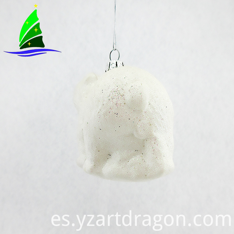 Adornos navideños de vidrio grande Large Glass Christmas Ornaments